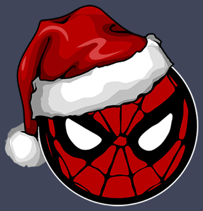 Fifth Sun Boy's Marvel Christmas Spider-Man Santa Hat T-Shirt