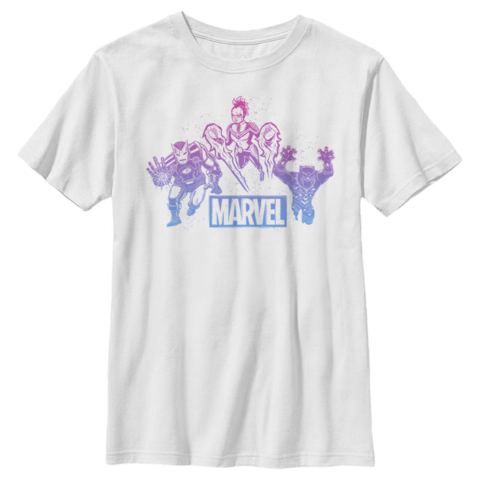 fifth sun Boy's Marvel Classic Comic Book Heroes T-Shirt