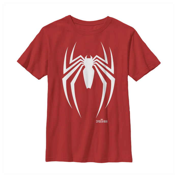 fifth sun Boy's Marvel Gamerverse Spider-Man Logo T-Shirt
