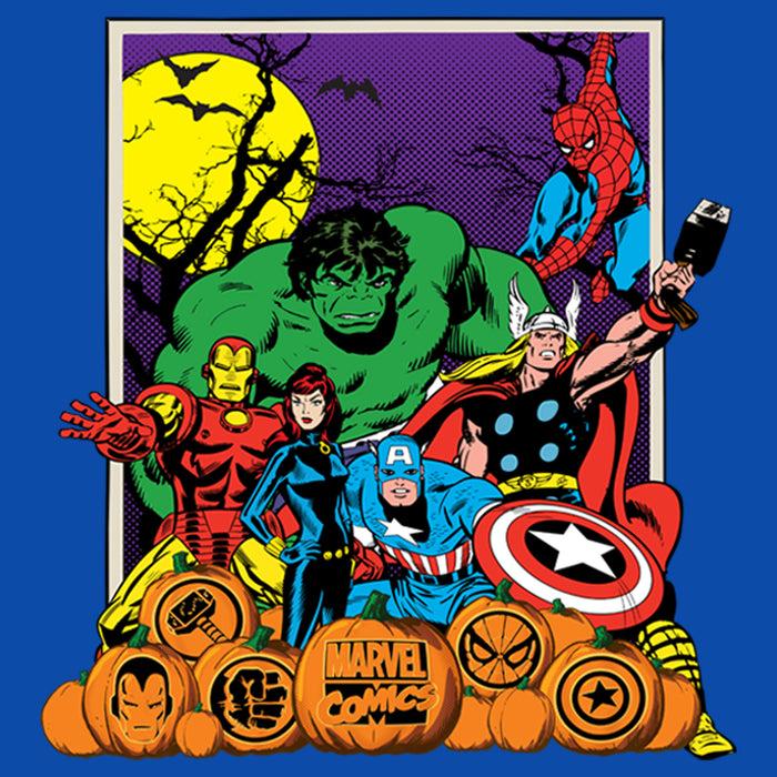 Fifth Sun Boy's Marvel Halloween Avengers Scene T-Shirt