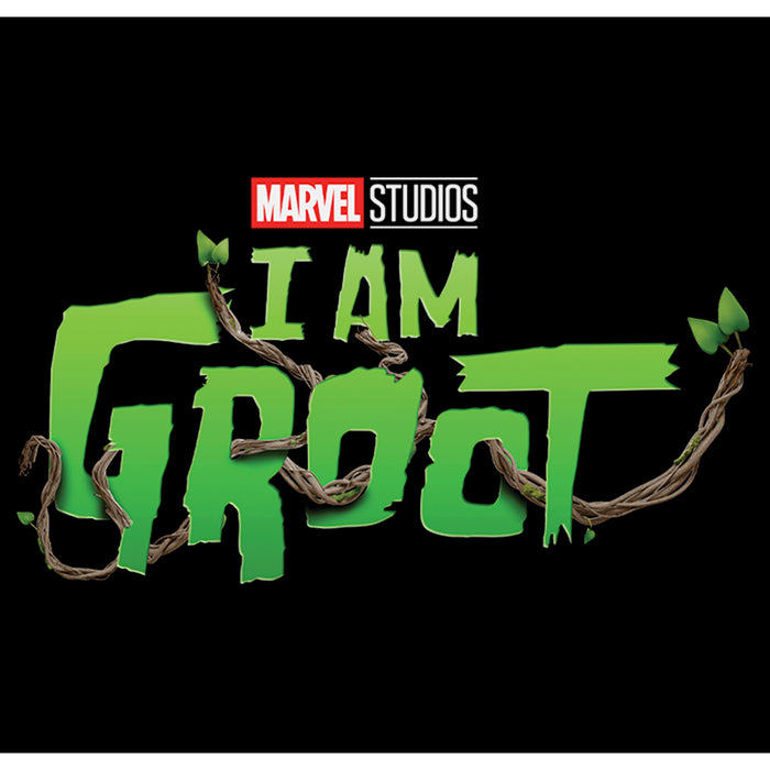 Fifth Sun Boy's Marvel: I Am Groot Nature Leaf Logo T-Shirt