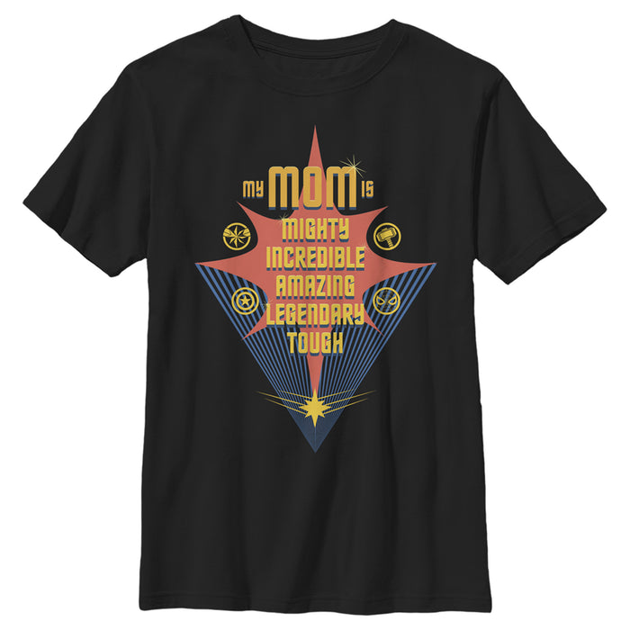 fifth sun Boy's Marvel My Mom is Mighty Incredible T-Shirt