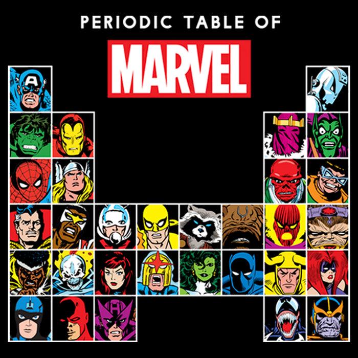 Fifth Sun Boy's Marvel Periodic Table Of Heroes T-Shirt