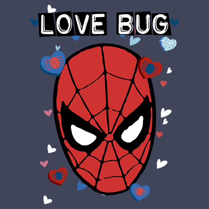 Fifth Sun Boy's Marvel Spider-Man Candy Heart Love Bug T-Shirt