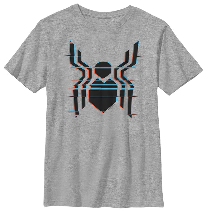 fifth sun Boy's Marvel Spider-Man: Far From Home Glitch Logo T-Shirt