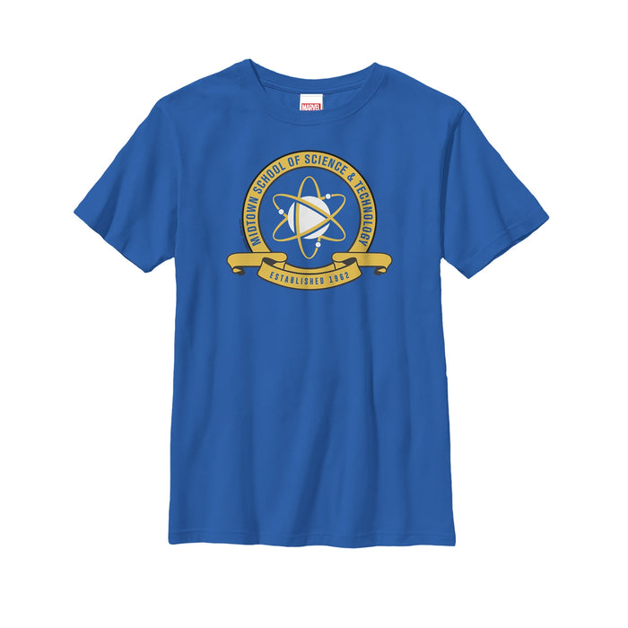 fifth sun Boy's Marvel Spider-Man: Homecoming Midtown School Crest T-Shirt