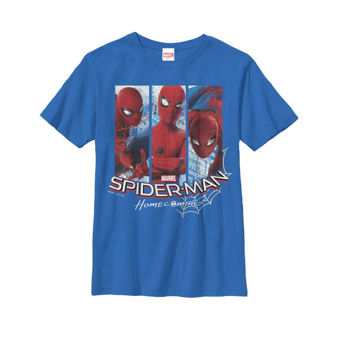 fifth sun Boy's Marvel Spider-Man: Homecoming Panels T-Shirt