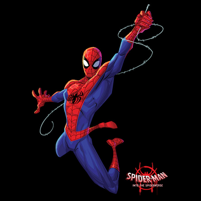 Fifth Sun Boy's Marvel Spider-Man: Into The Spider-Verse Classic Swing T-Shirt