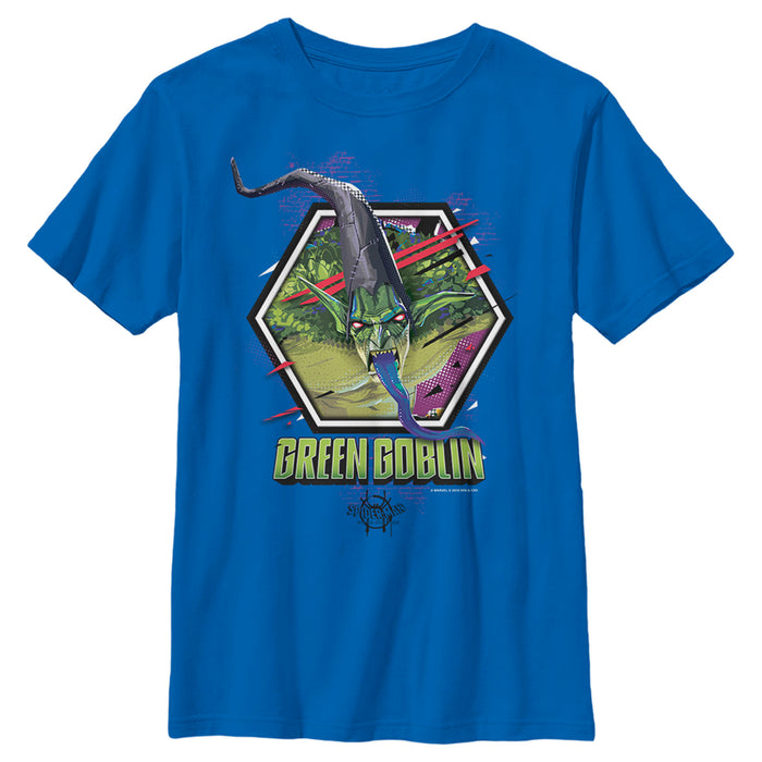 fifth sun Boy's Marvel Spider-Man: Into the Spider-Verse Green Goblin T-Shirt