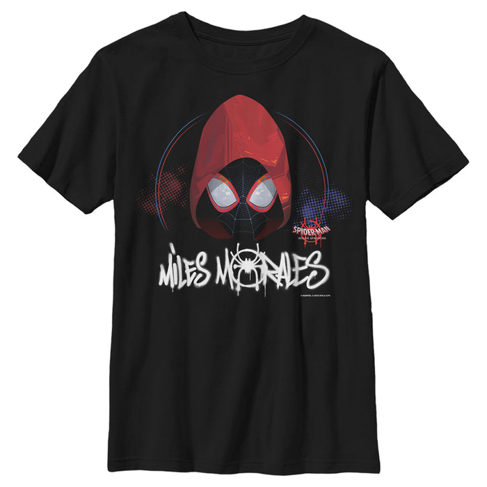 fifth sun Boy's Marvel Spider-Man: Into the Spider-Verse Hooded Miles T-Shirt