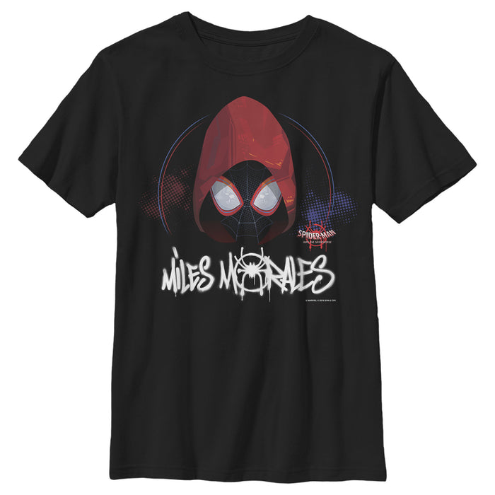 fifth sun Boy's Marvel Spider-Man: Into the Spider-Verse Hooded Miles T-Shirt