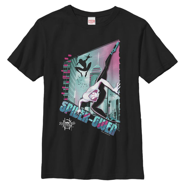 fifth sun Boy's Marvel Spider-Man: Into the Spider-Verse Modern Spider-Gwen T-Shirt