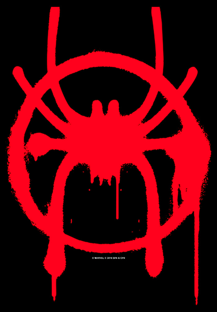 Fifth Sun Boy's Marvel Spider-Man: Into The Spider-Verse Symbol T-Shirt