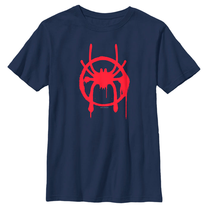 fifth sun Boy's Marvel Spider-Man: Into the Spider-Verse Symbol T-Shirt