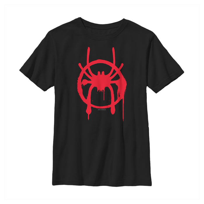 fifth sun Boy's Marvel Spider-Man: Into the Spider-Verse Symbol T-Shirt