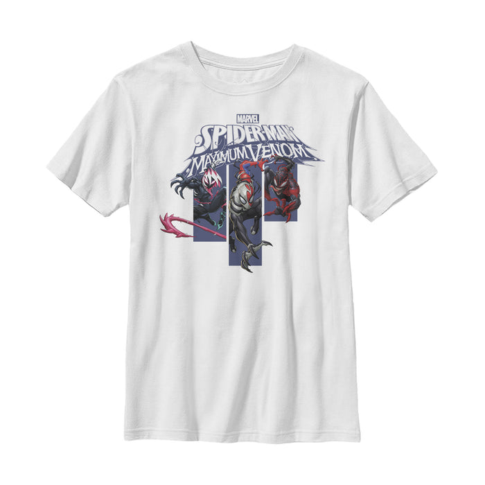 fifth sun Boy's Marvel Spider-Man Maximum Venom T-Shirt