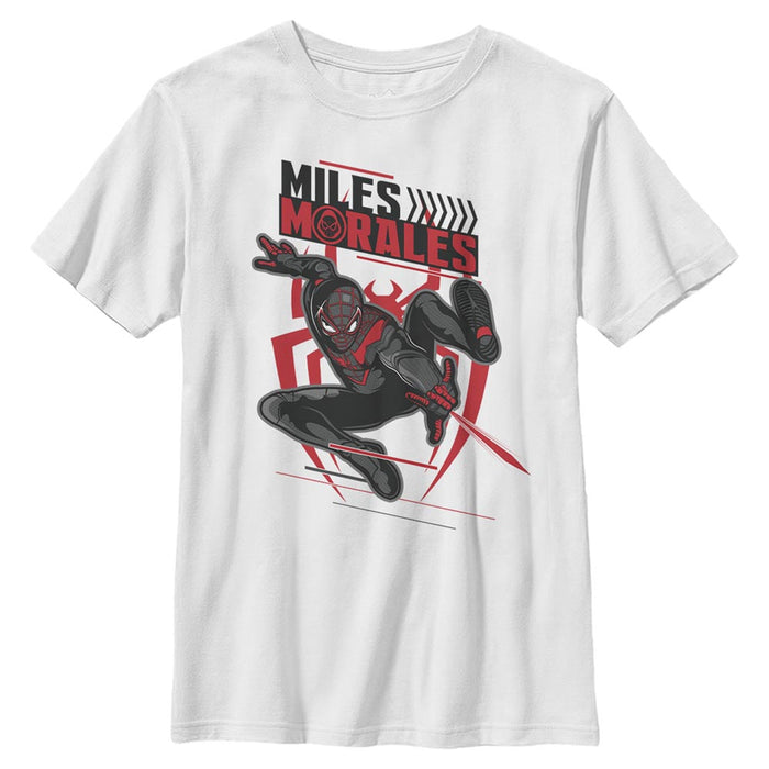 fifth sun Boy's Marvel Spider-Man: Miles Morales Game Swing T-Shirt