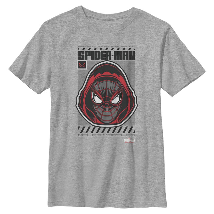 fifth sun Boy's Marvel Spider-Man: Miles Morales Hooded Hero T-Shirt