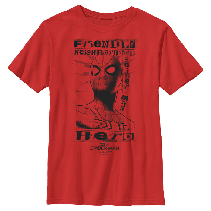 fifth sun Boy's Marvel Spider-Man: No Way Home Friendly Neighborhood Hero T-Shirt
