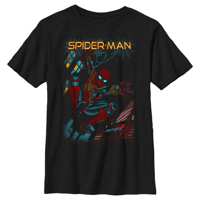 fifth sun Boy's Marvel Spider-Man: No Way Home Slinging Cover T-Shirt