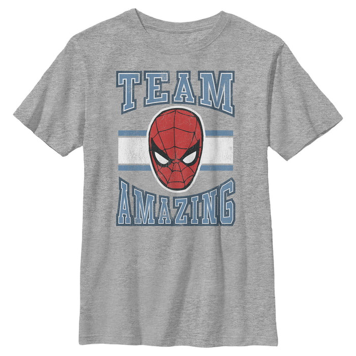 fifth sun Boy's Marvel Spider-Man Team Amazing T-Shirt
