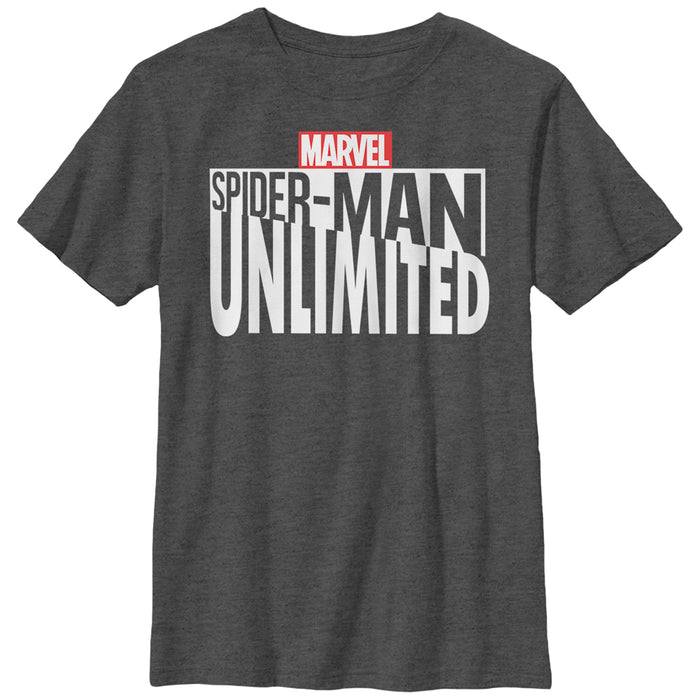 fifth sun Boy's Marvel Spider-Man Unlimited Logo T-Shirt