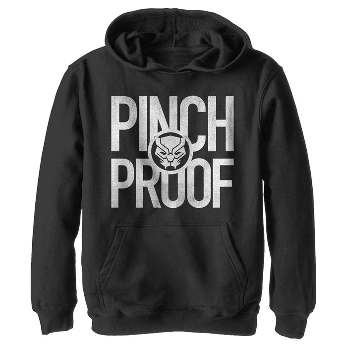 fifth sun Boy's Marvel St. Patrick's Day Black Panther Pinch Proof Pull Over Hoodie