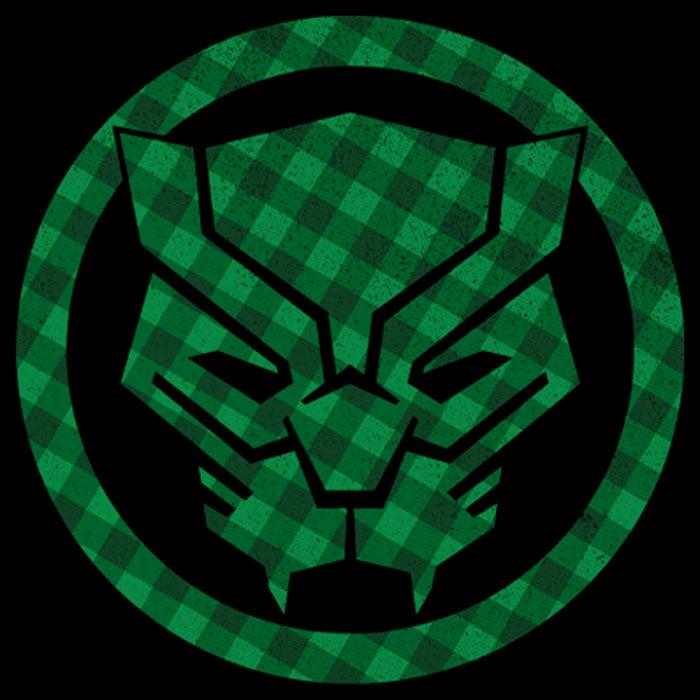 Fifth Sun Boy's Marvel St. Patrick's Day Lucky Black Panther Mask T-Shirt