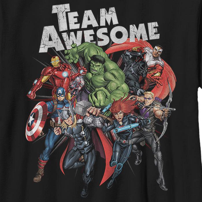 Fifth Sun Boy's Marvel The Avengers Team Awesome T-Shirt