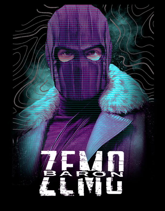 Fifth Sun Boy's Marvel The Falcon And The Winter Soldier Baron Zemo Mask T-Shirt