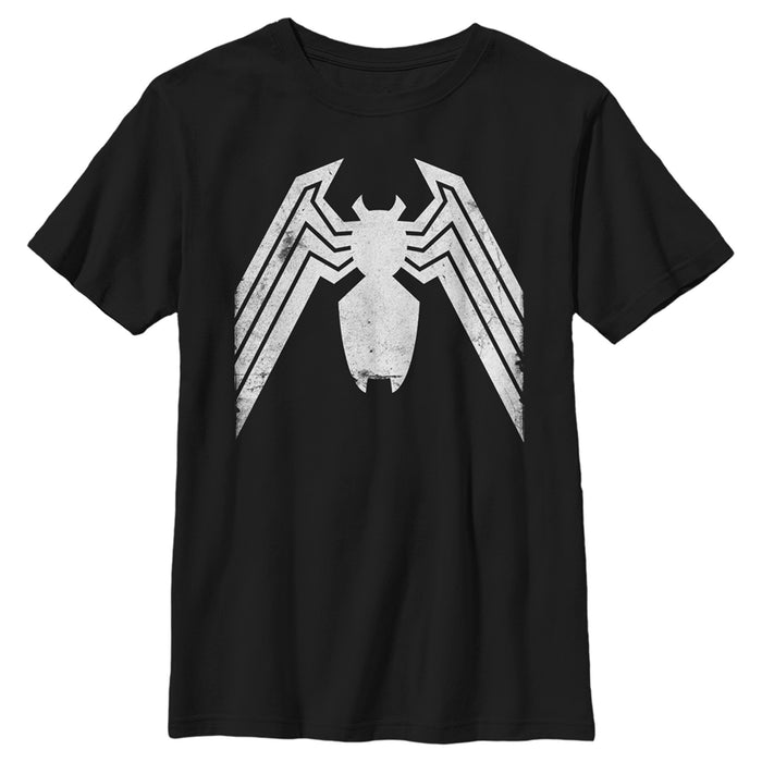 fifth sun Boy's Marvel Venom Distressed Logo T-Shirt