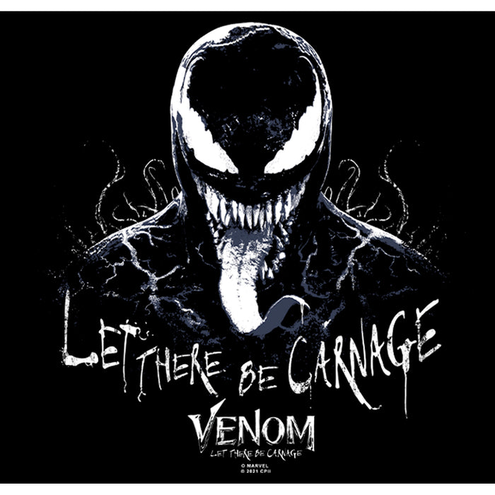 Fifth Sun Boy's Marvel Venom: Let There Be Carnage Black And White T-Shirt