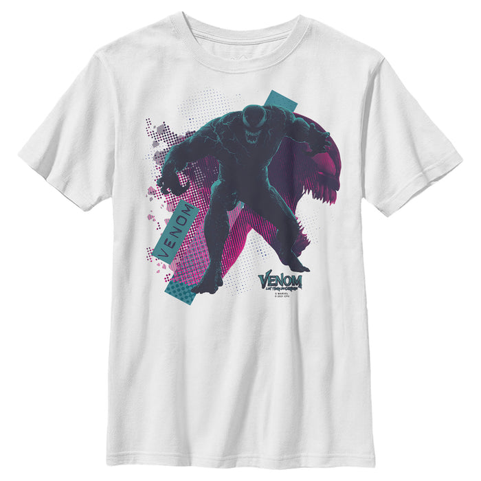 fifth sun Boy's Marvel Venom: Let There be Carnage Blue and Purple Retro T-Shirt