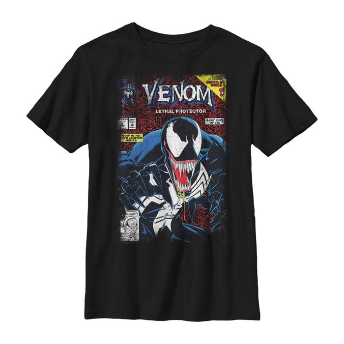 fifth sun Boy's Marvel Venom Lethal Protector T-Shirt