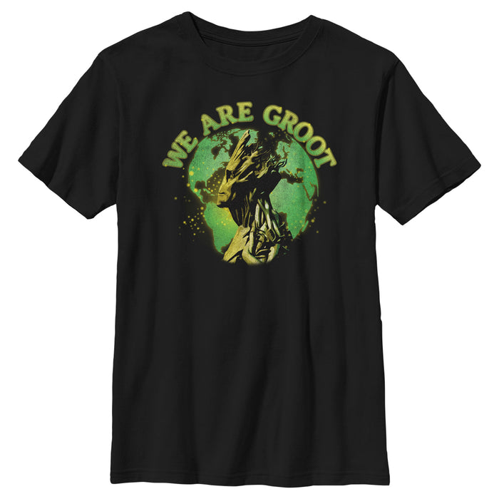 fifth sun Boy's Marvel We Are Groot Side Profile T-Shirt