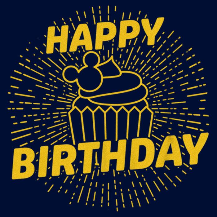 Fifth Sun Boy's Mickey & Friends Happy Birthday Cupcake T-Shirt