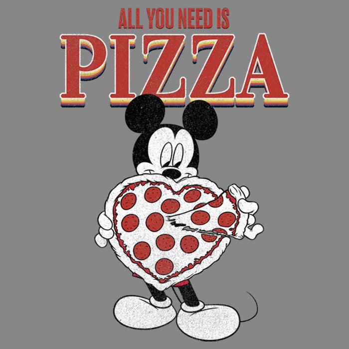Fifth Sun Boy's Mickey & Friends Mickey Mouse All You Need Is Pizza Performance Tee