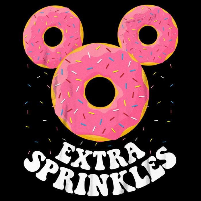 Fifth Sun Boy's Mickey & Friends Mickey Mouse Extra Sprinkles Donut Silhouette T-Shirt