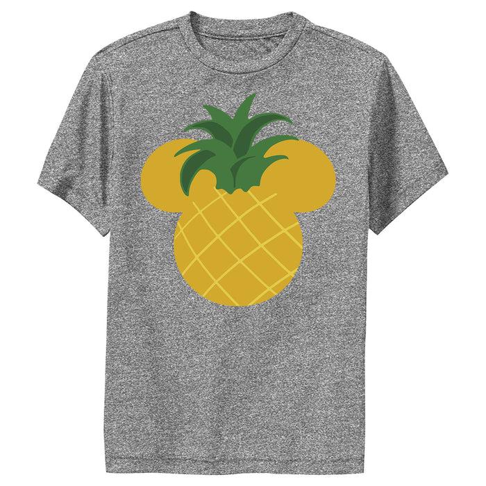 fifth sun Boy's Mickey & Friends Mickey Mouse Pineapple Silhouette Performance Tee
