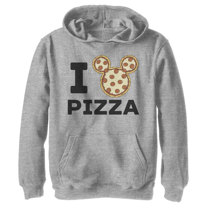 fifth sun Boy's Mickey & Friends Mickey Mouse Pizza Pull Over Hoodie