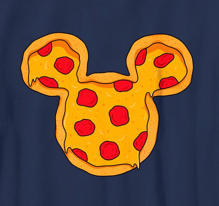 Fifth Sun Boy's Mickey & Friends Mickey Mouse Pizza Silhouette T-Shirt