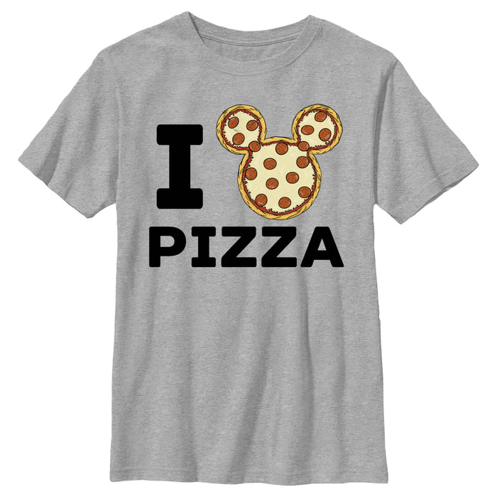 fifth sun Boy's Mickey & Friends Mickey Mouse Pizza T-Shirt