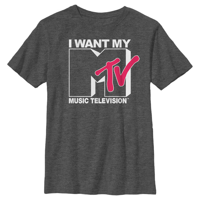 fifth sun Boy's MTV I Want My Music Television T-Shirt
