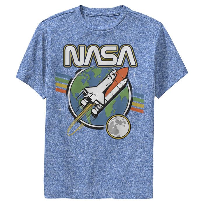 Fifth Sun Boy's NASA Retro Rocket Launch Performance Tee