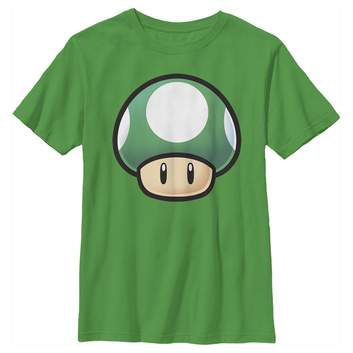 fifth sun Boy's Nintendo 1-Up Mushroom Portrait T-Shirt