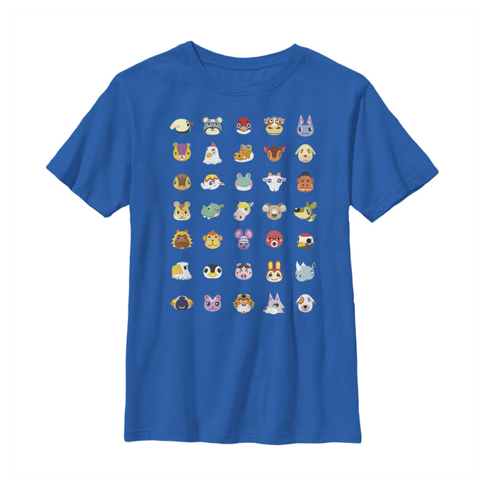 fifth sun Boy's Nintendo Animal Crossing Favorite Lineup T-Shirt