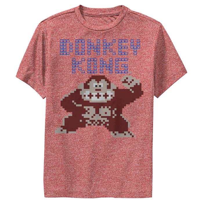 fifth sun Boy's Nintendo Donkey Kong Arcade Performance Tee