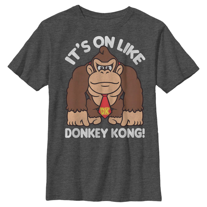 fifth sun Boy's Nintendo Donkey Kong Fist Pump T-Shirt