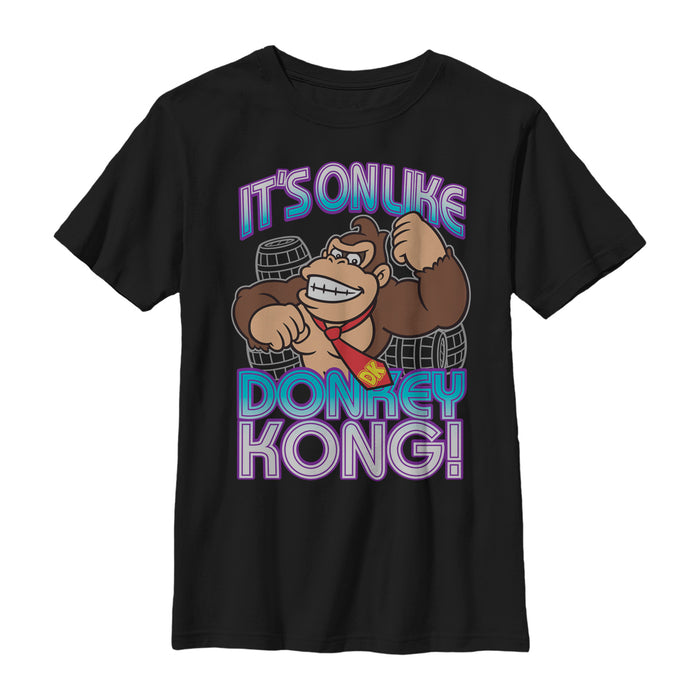 fifth sun Boy's Nintendo Donkey Kong It's On T-Shirt