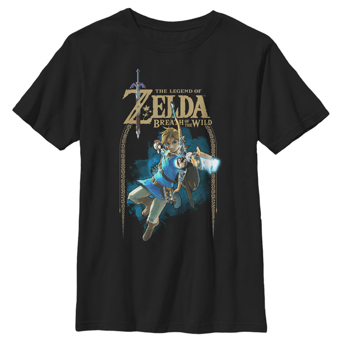 Fifth Sun Boy's Nintendo Legend Of Zelda Breath Of The Wild Arch T-Shirt